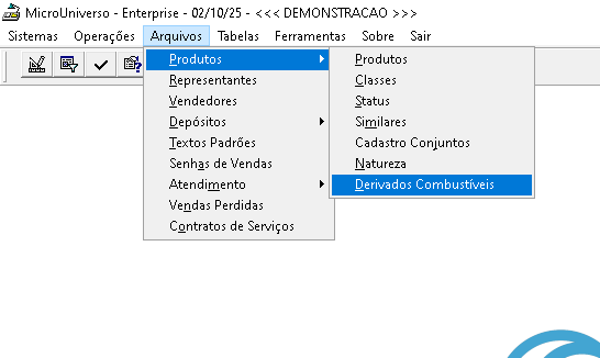 Caminho configuração