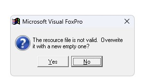 Arquivo:The resource file is not valid. Overwrite it with a new empty one?.png
