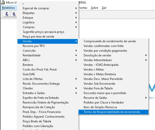 Caminho reimpressão