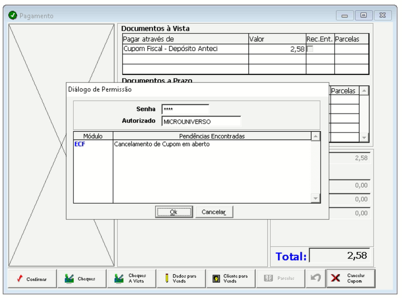 Arquivo:Libera cancelamento de ECF-Checkout1.png