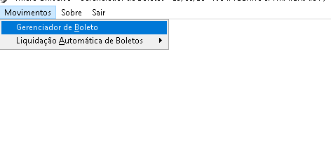 Caminho gerenciador