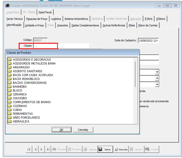 Alteração permissão