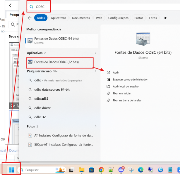 Arquivo:CONFIGURACAO DE odbc.png