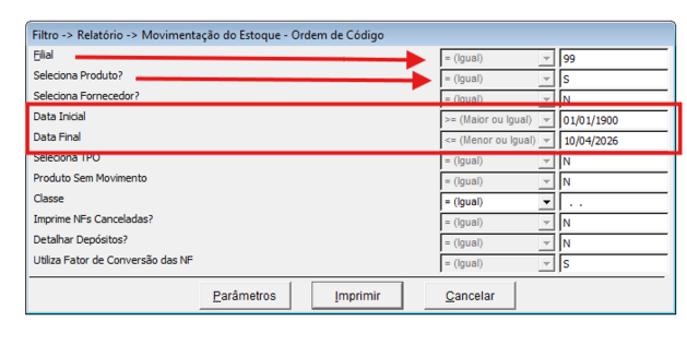 Alteração permissão