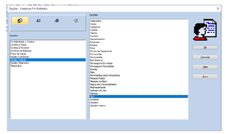 Caminho configuração