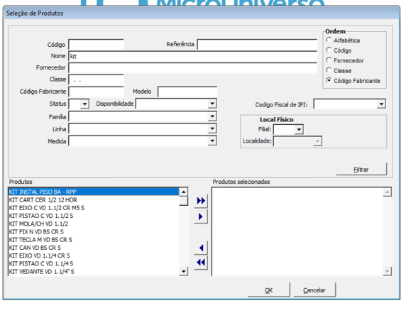 Alteração permissão