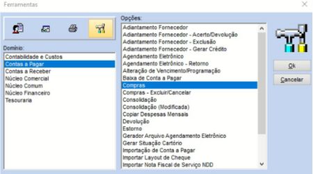 TPO de Aluguel contas a pagar com o lançamento de despesas de aluguel IR Retido 8